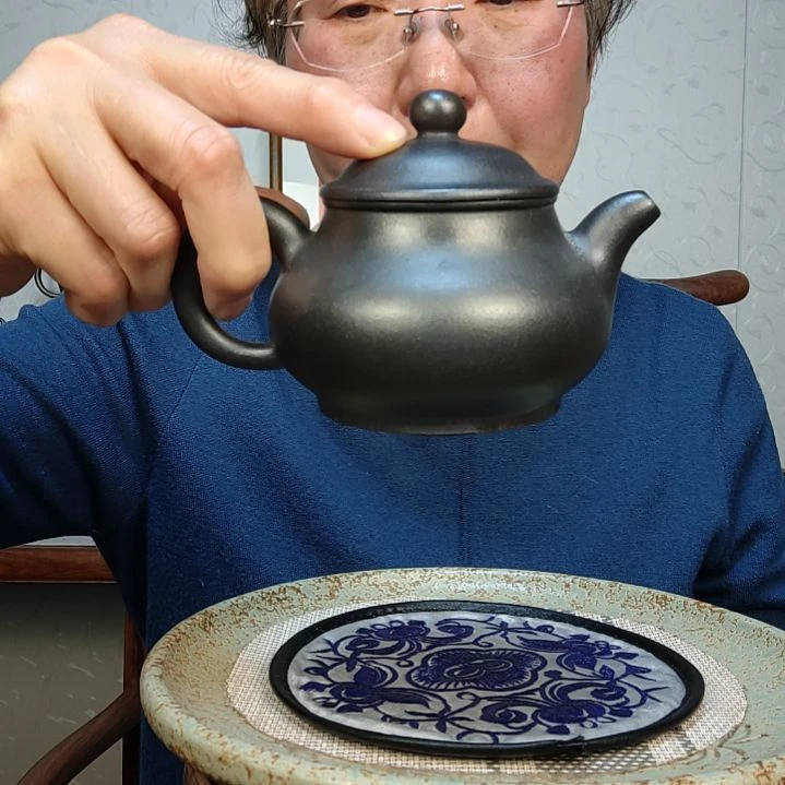 紫砂茶壶石黄潘壶200毫升左右