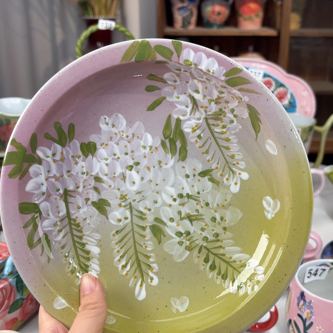 景德镇手绘高温釉下彩陶瓷茶具