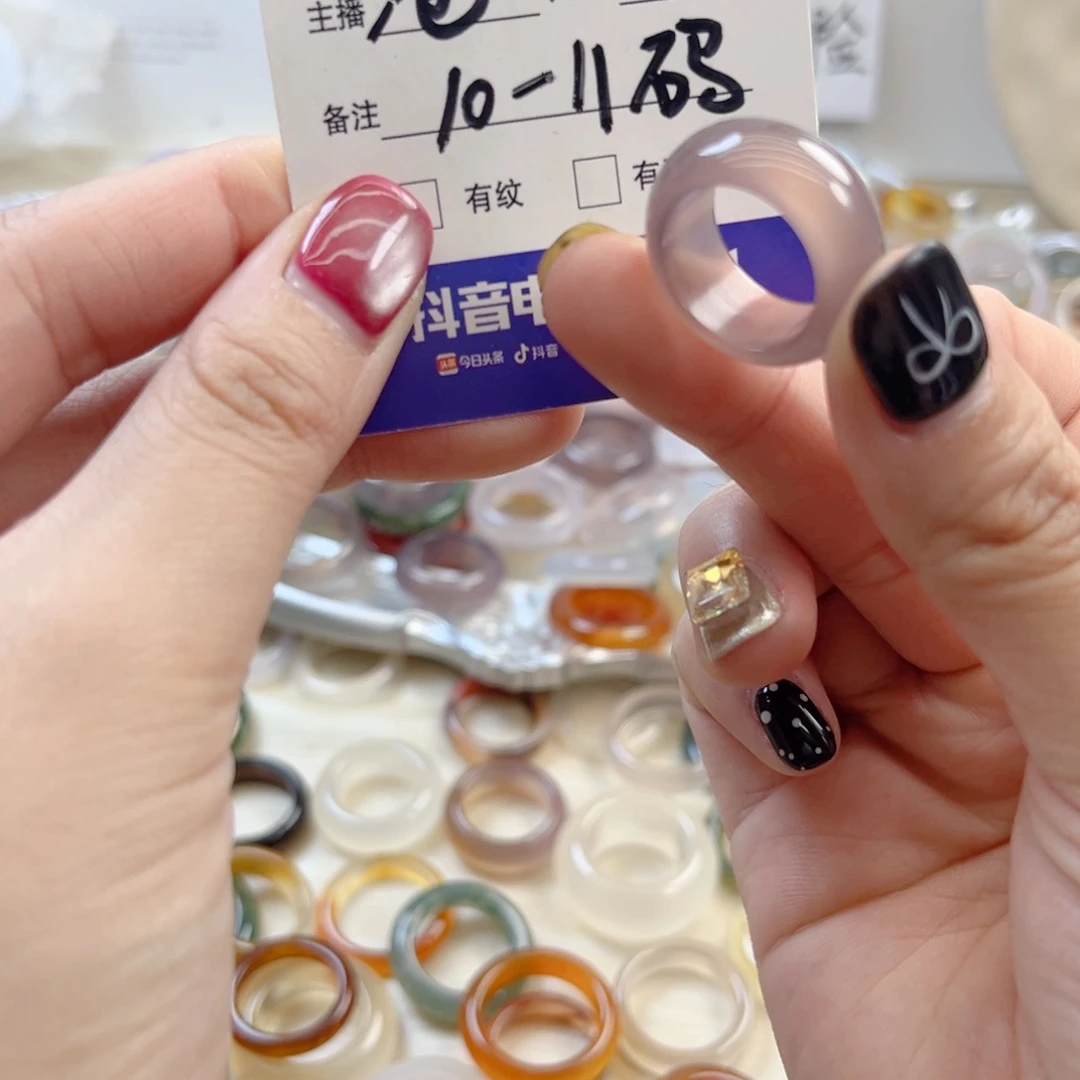 玛瑙/玉髓未镶嵌戒指79