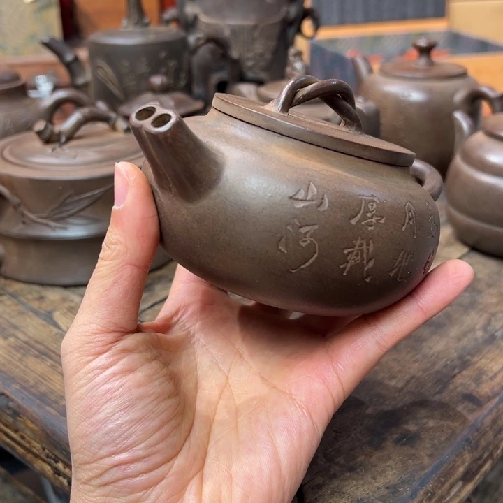 野***风茶壶紫砂紫砂壶作品