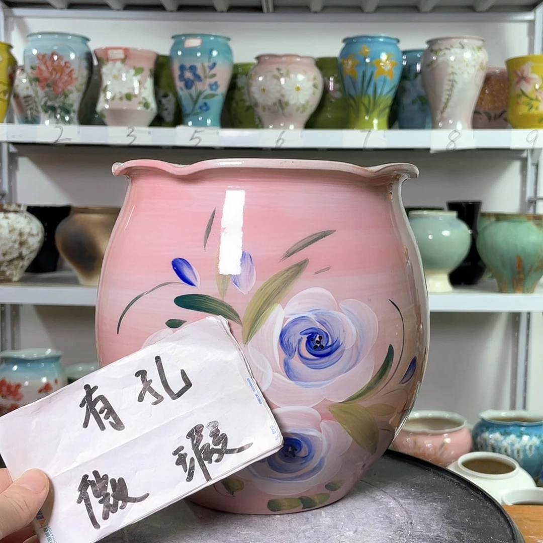 景德镇陶瓷花盆花器暇256