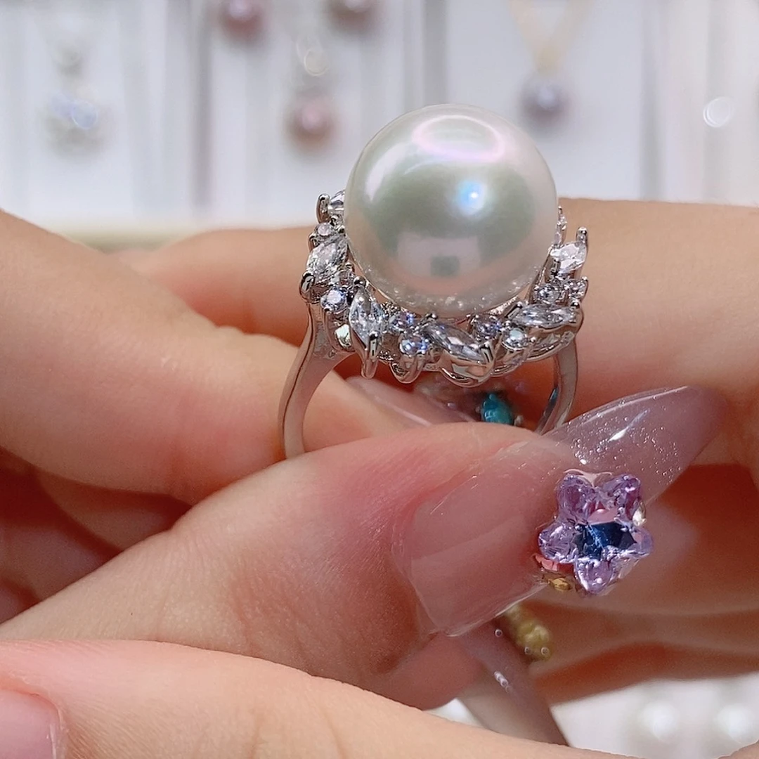 戒指未镶嵌淡水珍珠