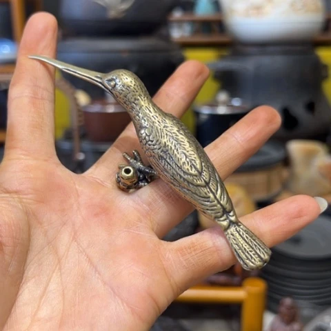 蜜安罐瓷香炉锡茶则