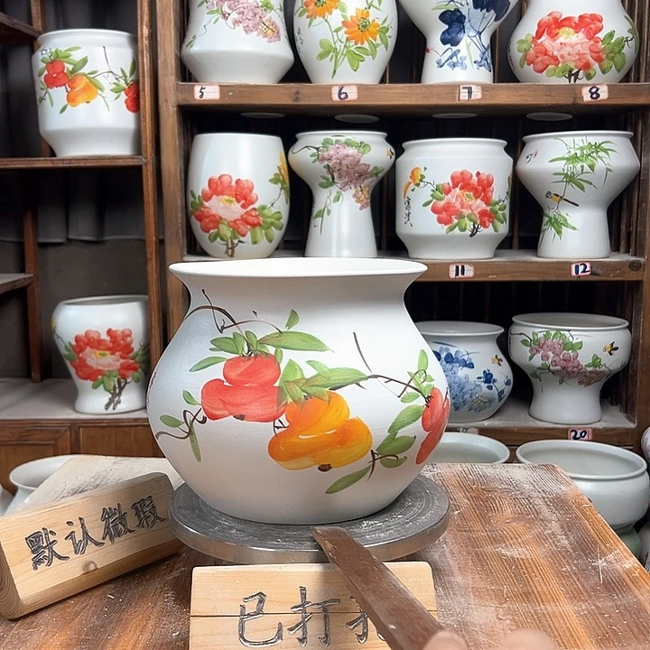 摆件钱袋子四字陶瓷陶瓷新款陶瓷