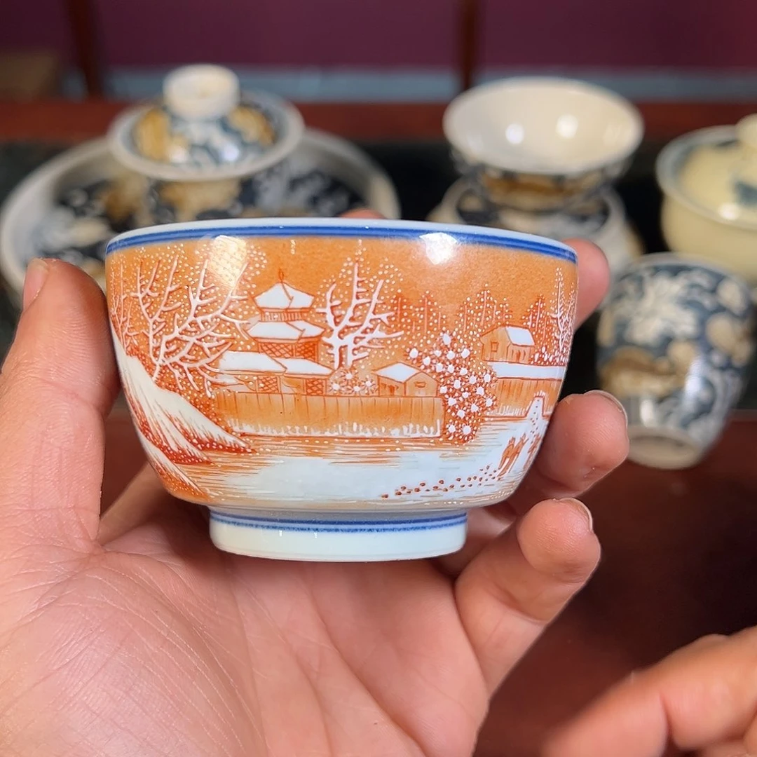 杯景德镇手工手绘陶瓷