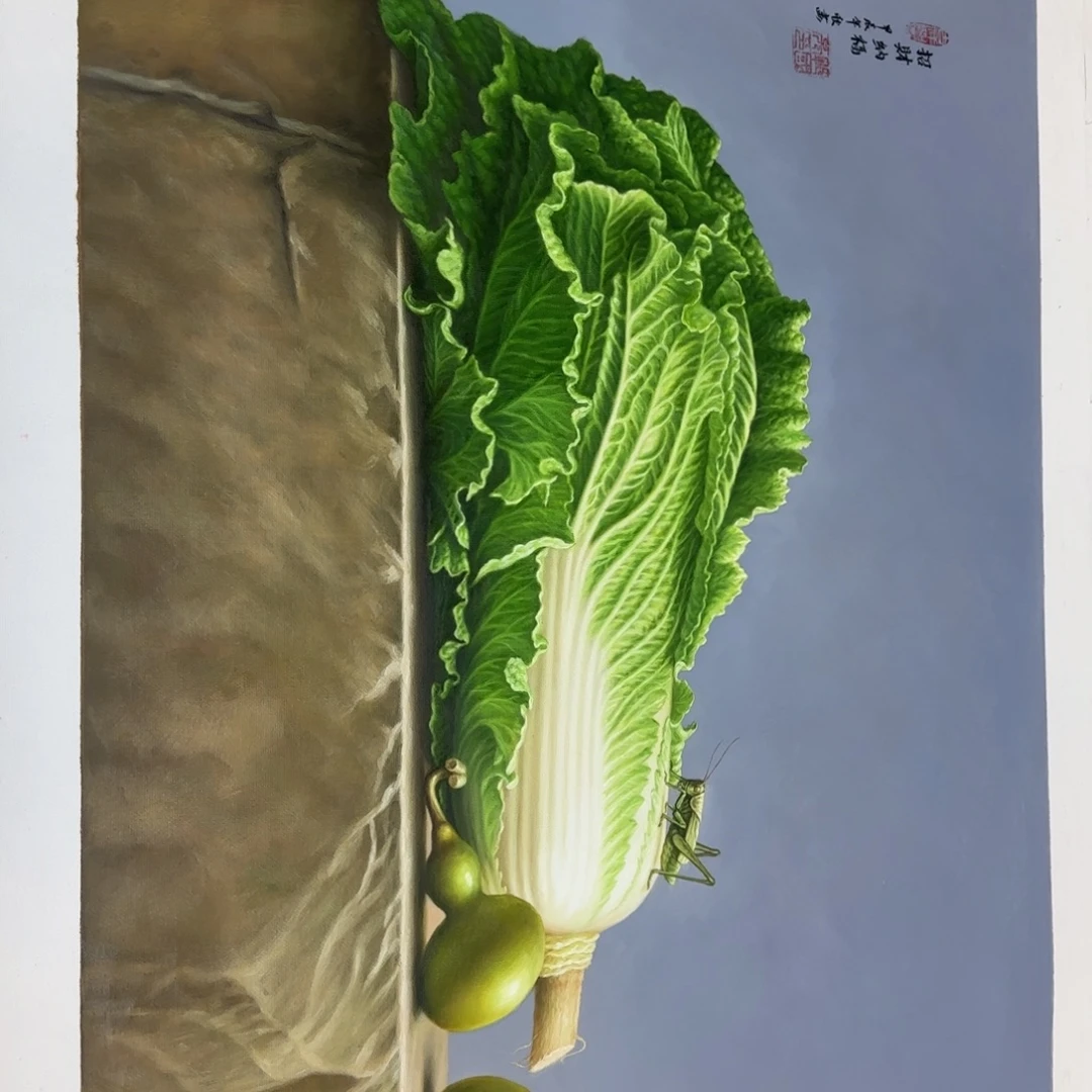 油画我也不知道为什么这么