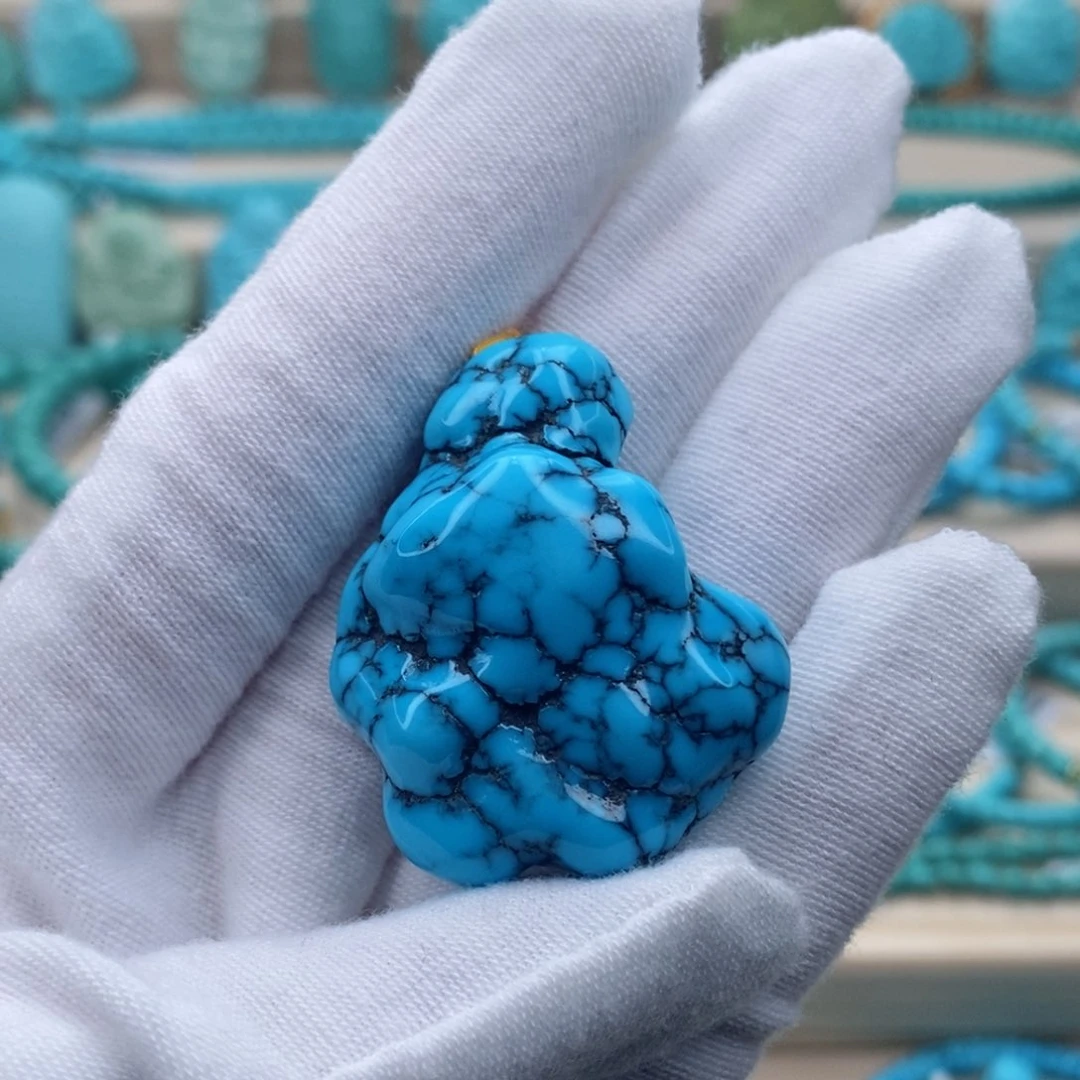 绿松石珠宝奇石未镶嵌