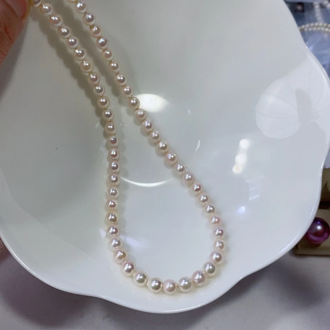 海水珍珠颈饰银S925镶嵌