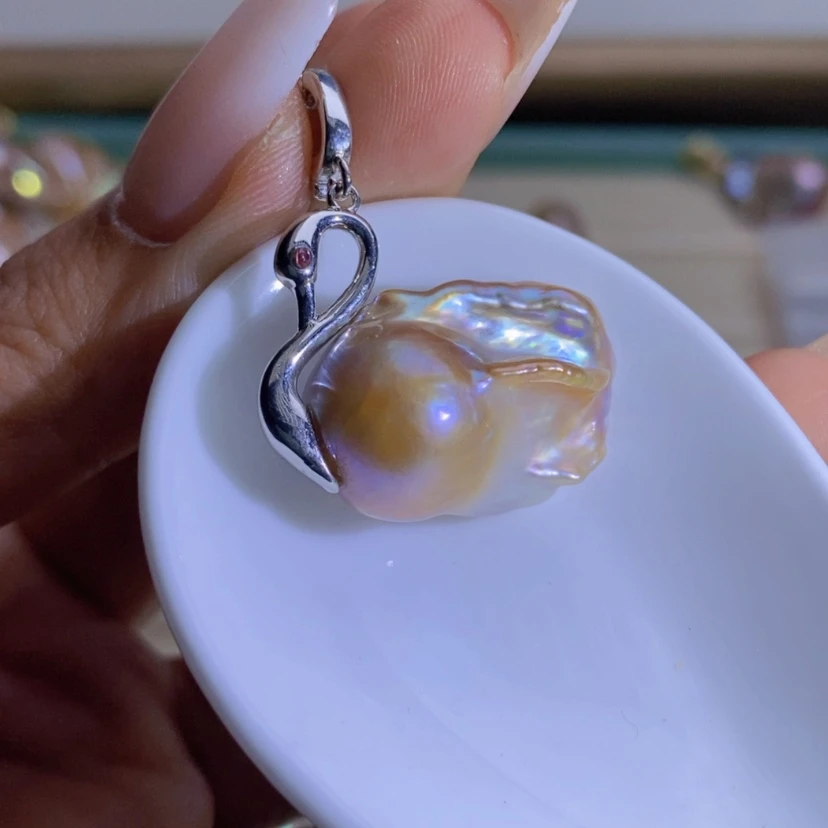 【闪购商品】淡水珍珠天然珍珠（微瑕）随机合金