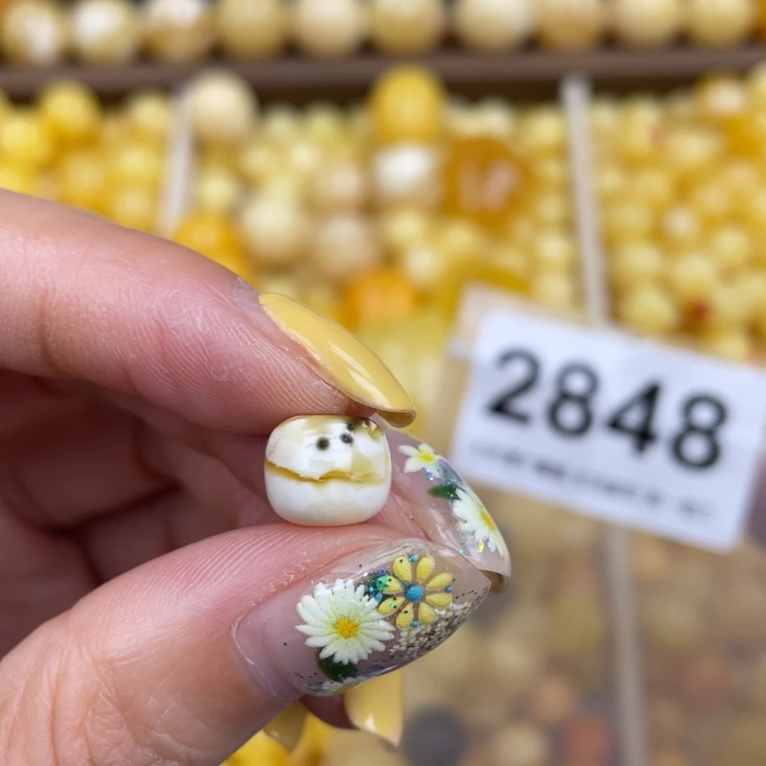 未镶嵌蜜蜡珠宝奇石奥利奥9.6