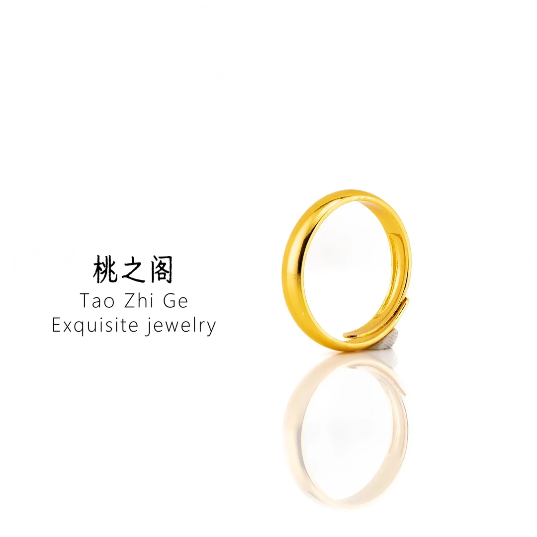 铜合金戒指 素圈开口戒指AS1061