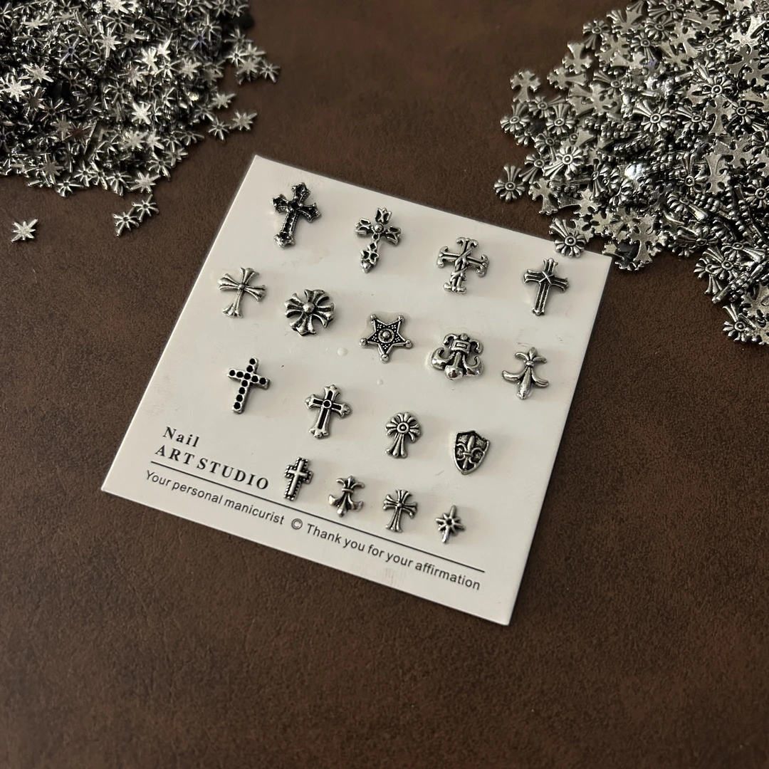 【美甲克罗心饰品】克罗心十字架饰品/美甲饰品/美甲合金饰品