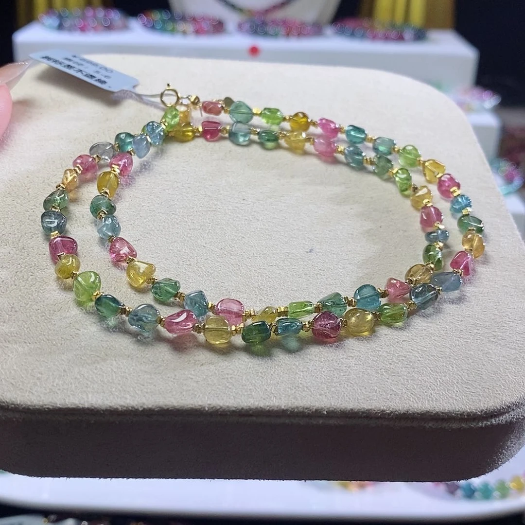 手链未镶嵌碧玺糖豆