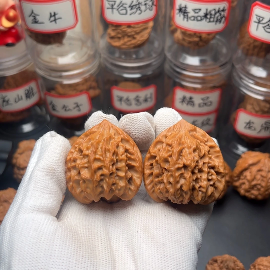 文玩核桃把件40精品龙门涧