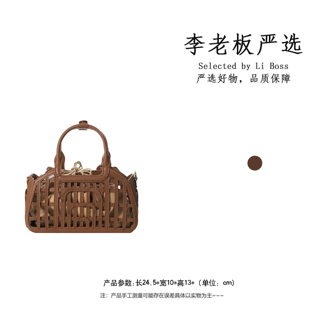 【李老板专属】时尚百搭通勤女士双肩包BV250552-千邑色