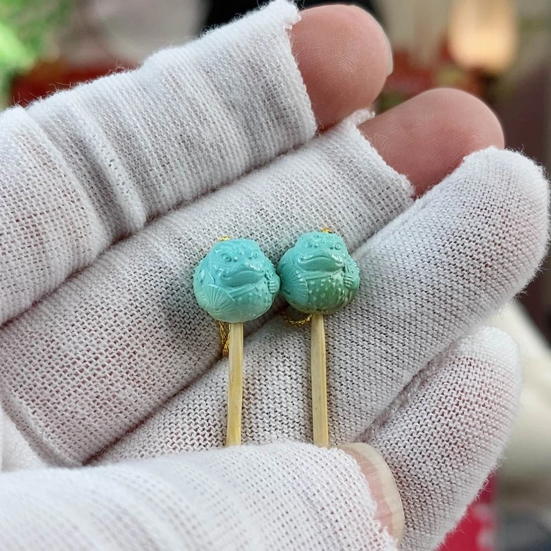 绿松石珠宝奇石未镶嵌