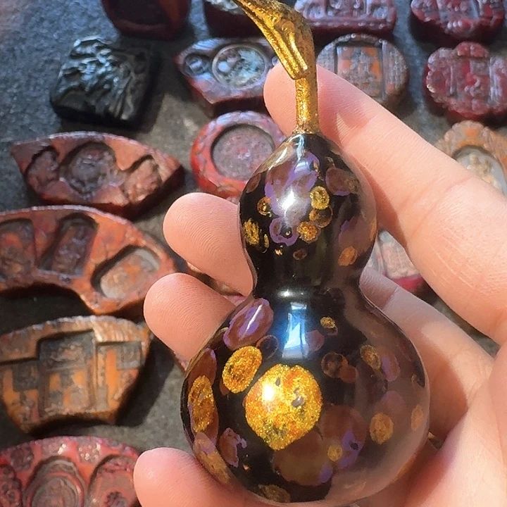 茶空间茶具茶宠大漆葫芦