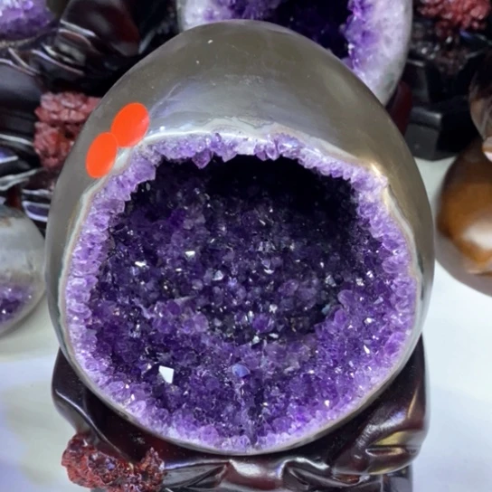 紫晶摆件未镶嵌好好