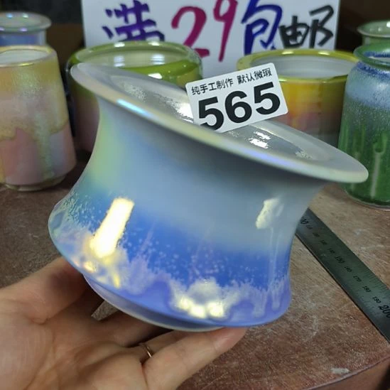 景德镇手工高温陶瓷：内口10外口13高13
