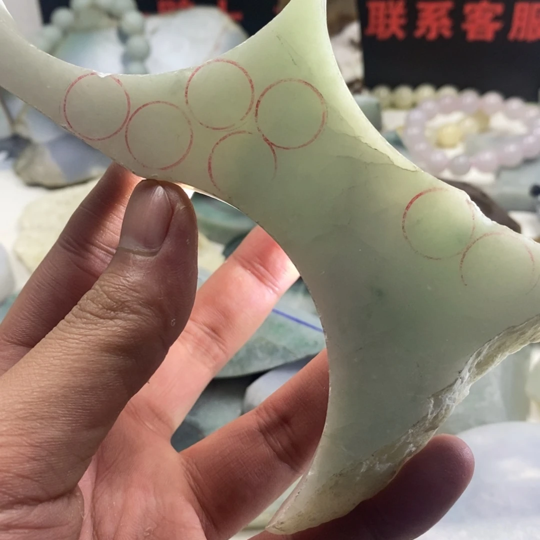 翡翠散珠天然缅甸翡翠a货40