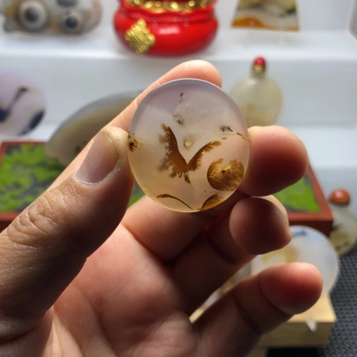 玛瑙/玉髓未镶嵌玛瑙花片