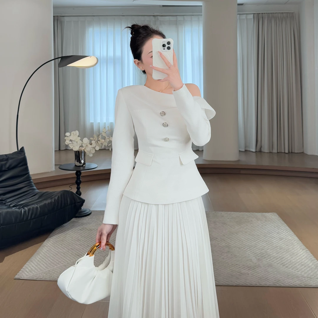 现货【春日来信】轻奢时尚修身百搭长袖衬衫LZ1709