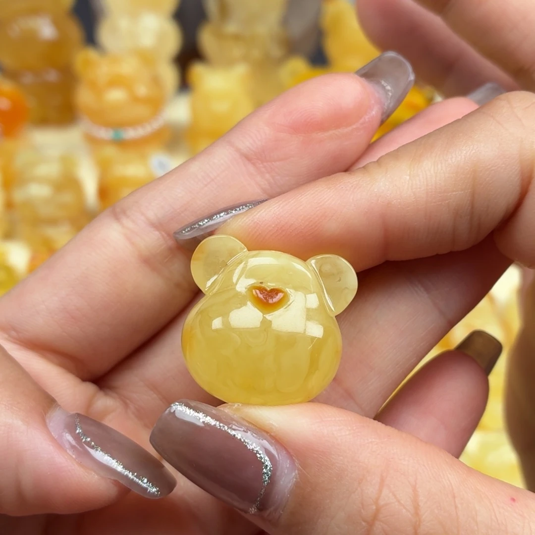 裸石琥珀未镶嵌蜜蜡