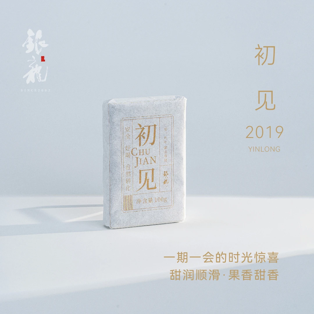 【初见】银龙 白茶 福鼎白茶 寿眉紧压砖