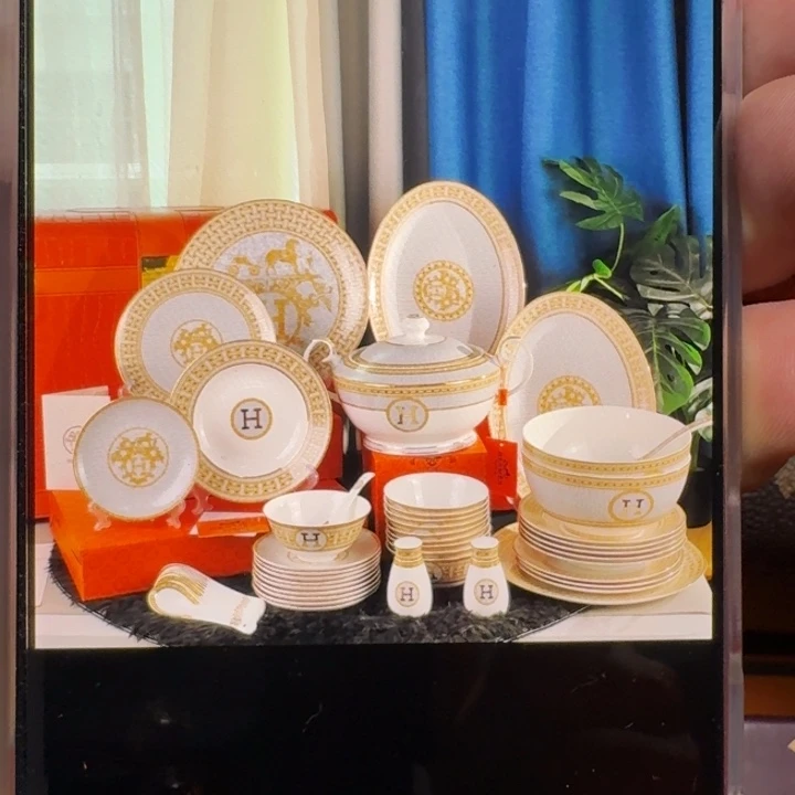 瓷欧美陶瓷餐具摆件71