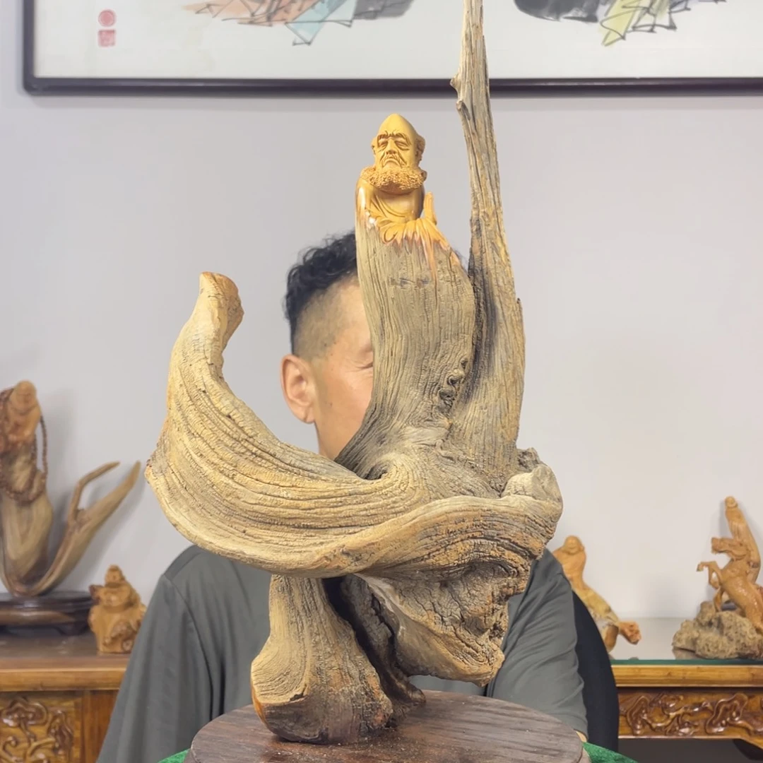 *****柏木（崖柏）崖柏达摩