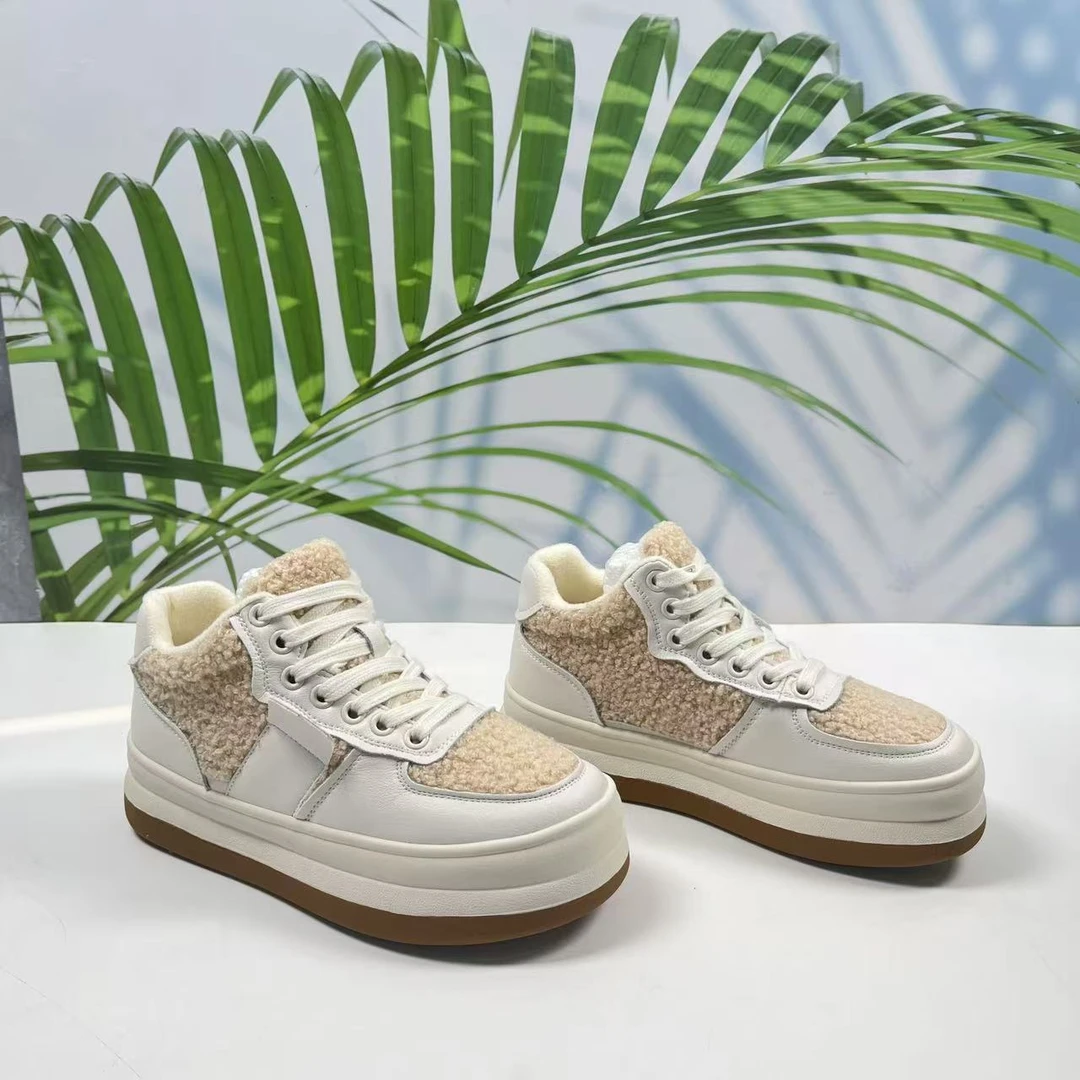 小强家女鞋新款百搭爆款舒适高帮单鞋（H86-18-1）（HG21WI36-XT169）