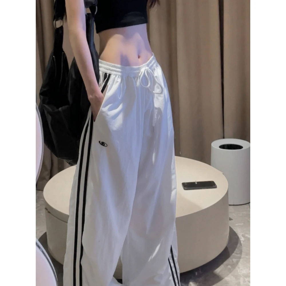 美式辣妹工装裤冲锋裤设计感宽松裤子休闲显瘦长裤运动裤