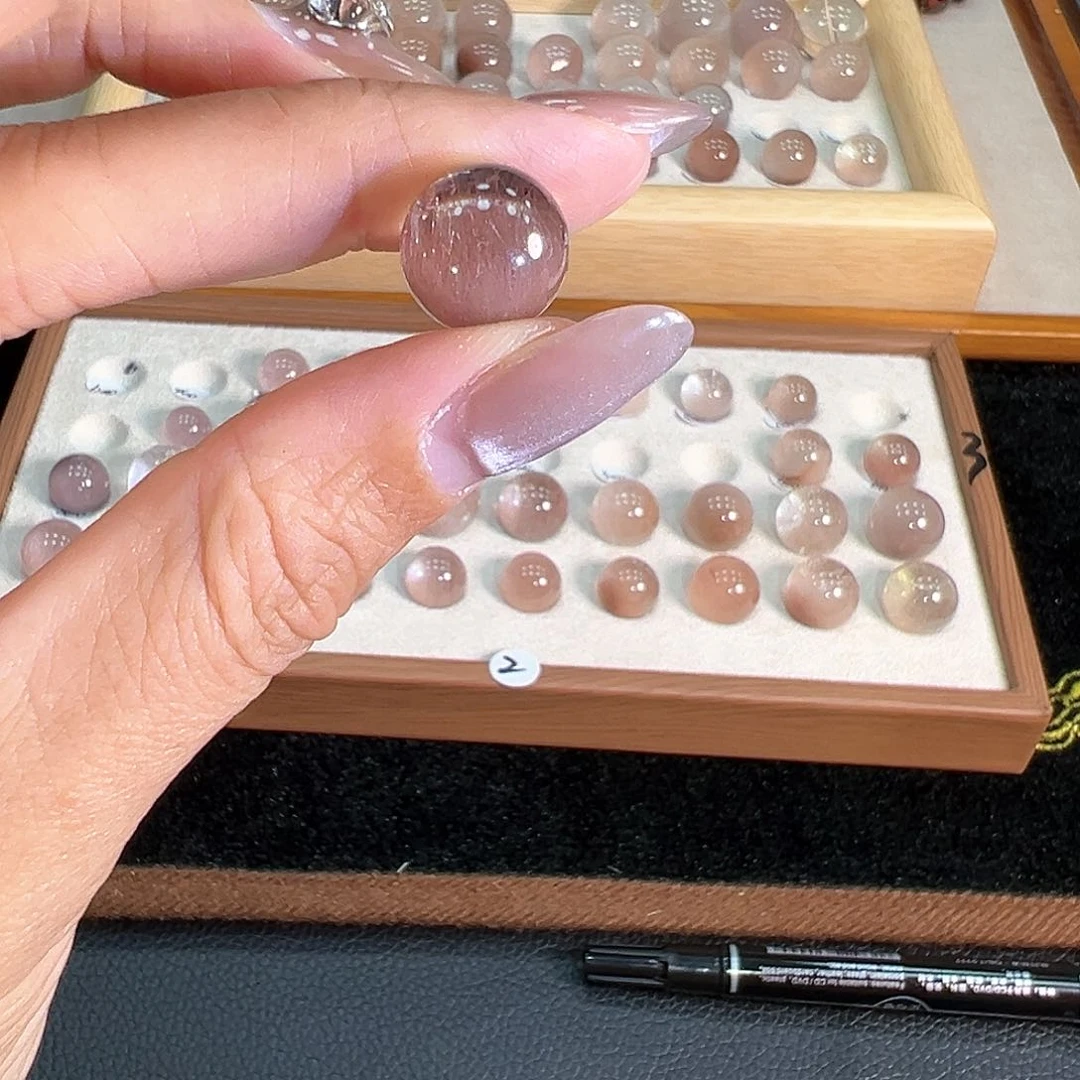 水晶手链未镶嵌阿*妹12.9m紫半盆