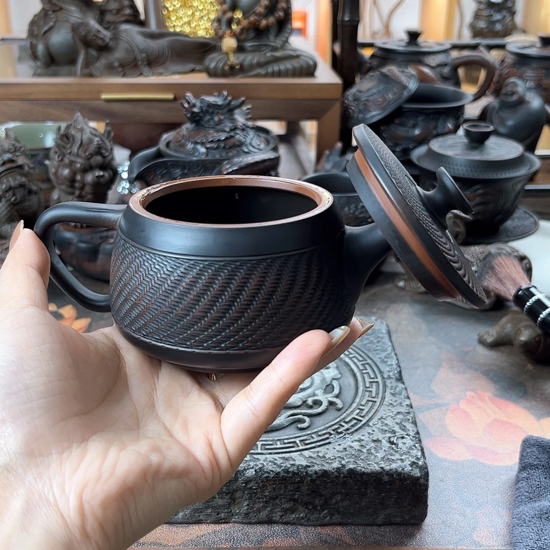 茶壶紫砂云南建水紫陶壶