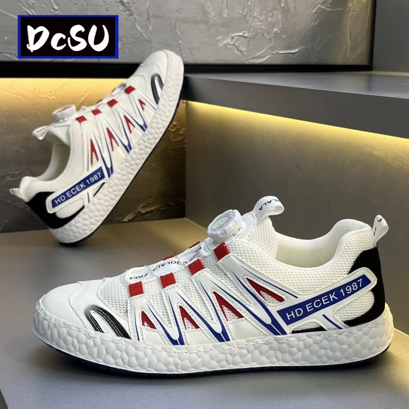 【香港DcSU&Shoes官方正品】欧洲站男鞋夏季新款透气网面低帮板鞋时