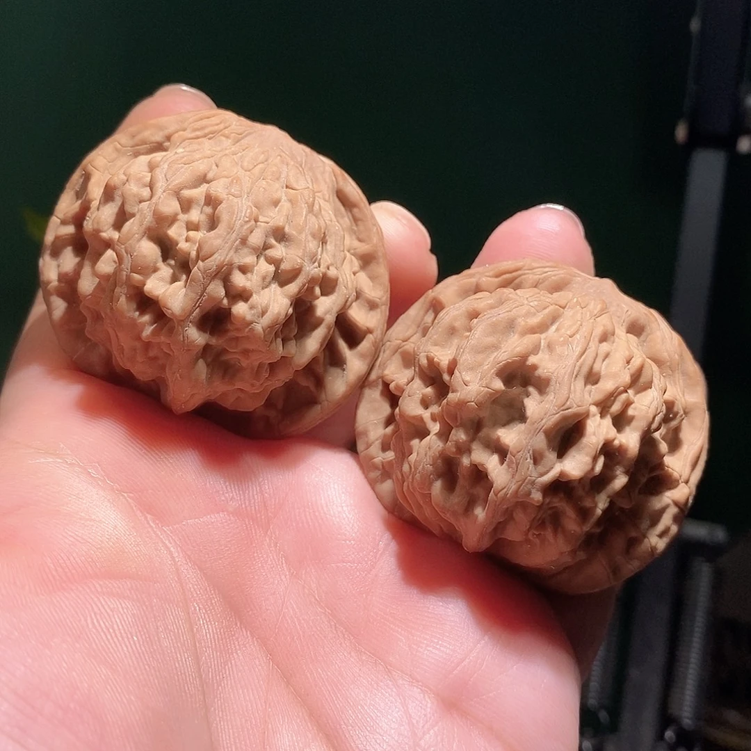 把件文玩核桃48虎头全品