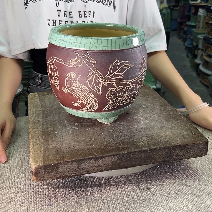泳坤堂石湾盆陶瓷