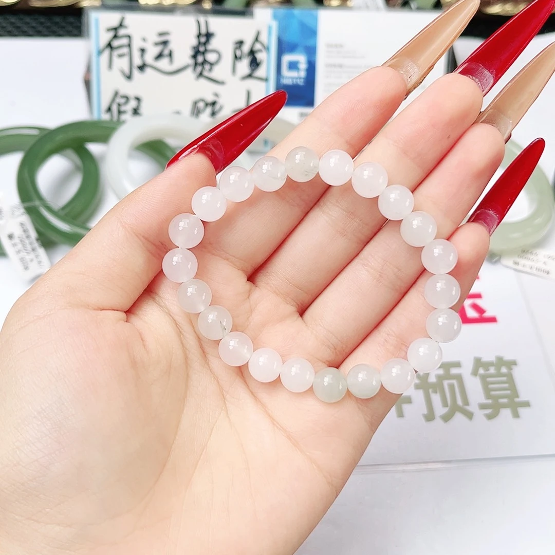 和田玉手镯未镶嵌乐****