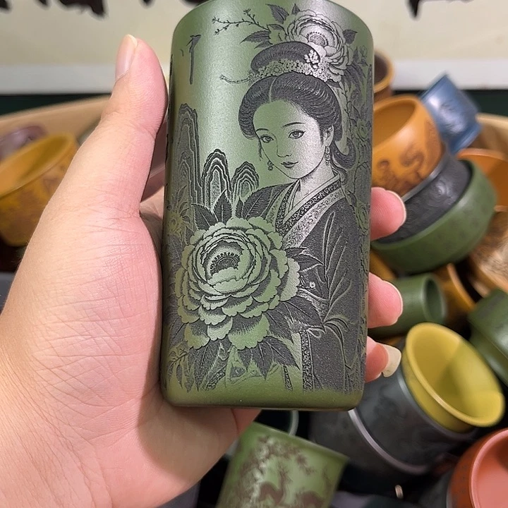 茶杯紫砂全手工紫砂主人杯