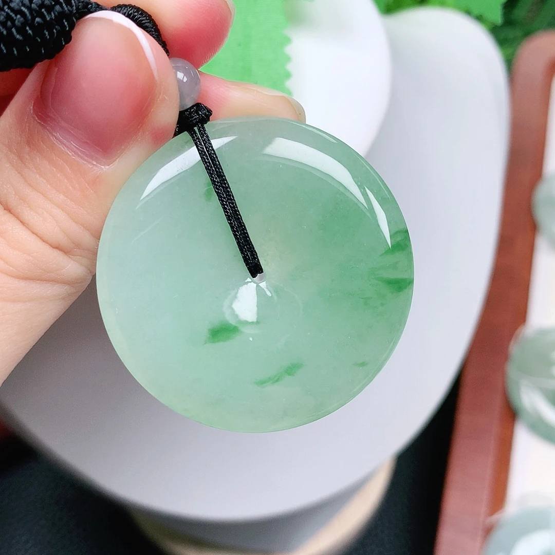 翡翠未镶嵌颈饰平安38-5,6