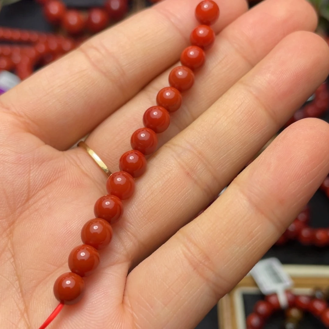 【闪购商品】南红玛瑙单珠6多样性发1未镶嵌
