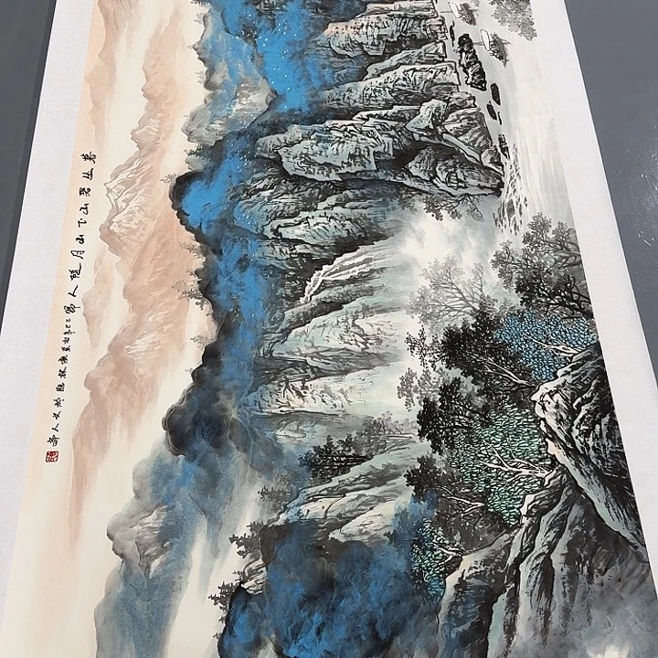 逢***吉国画国画作品山水