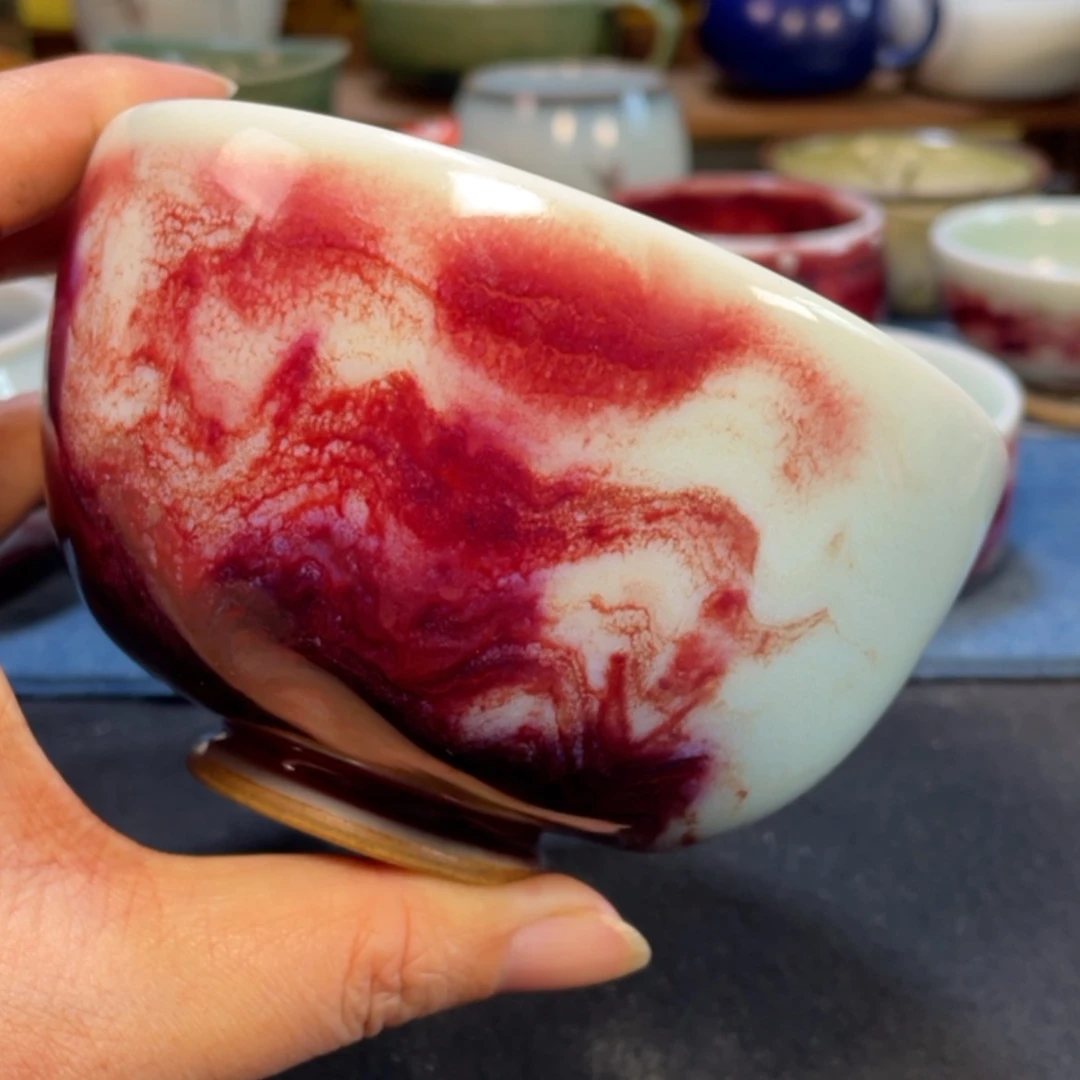 【闪购商品】摆件钧瓷玉石釉手工碗