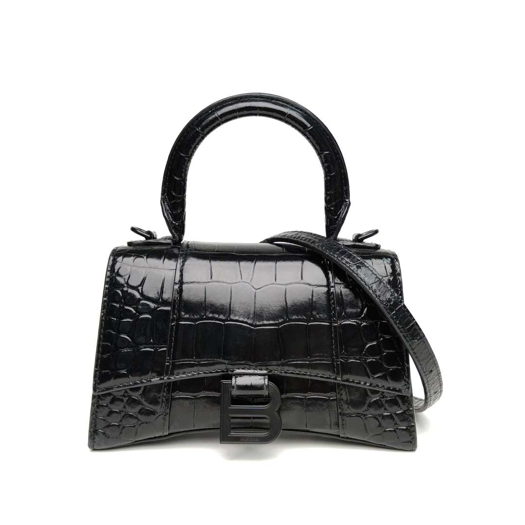 95新 Balenciaga/巴黎世家 【娇沙漏手袋 XS皮革CLisa同款 029170