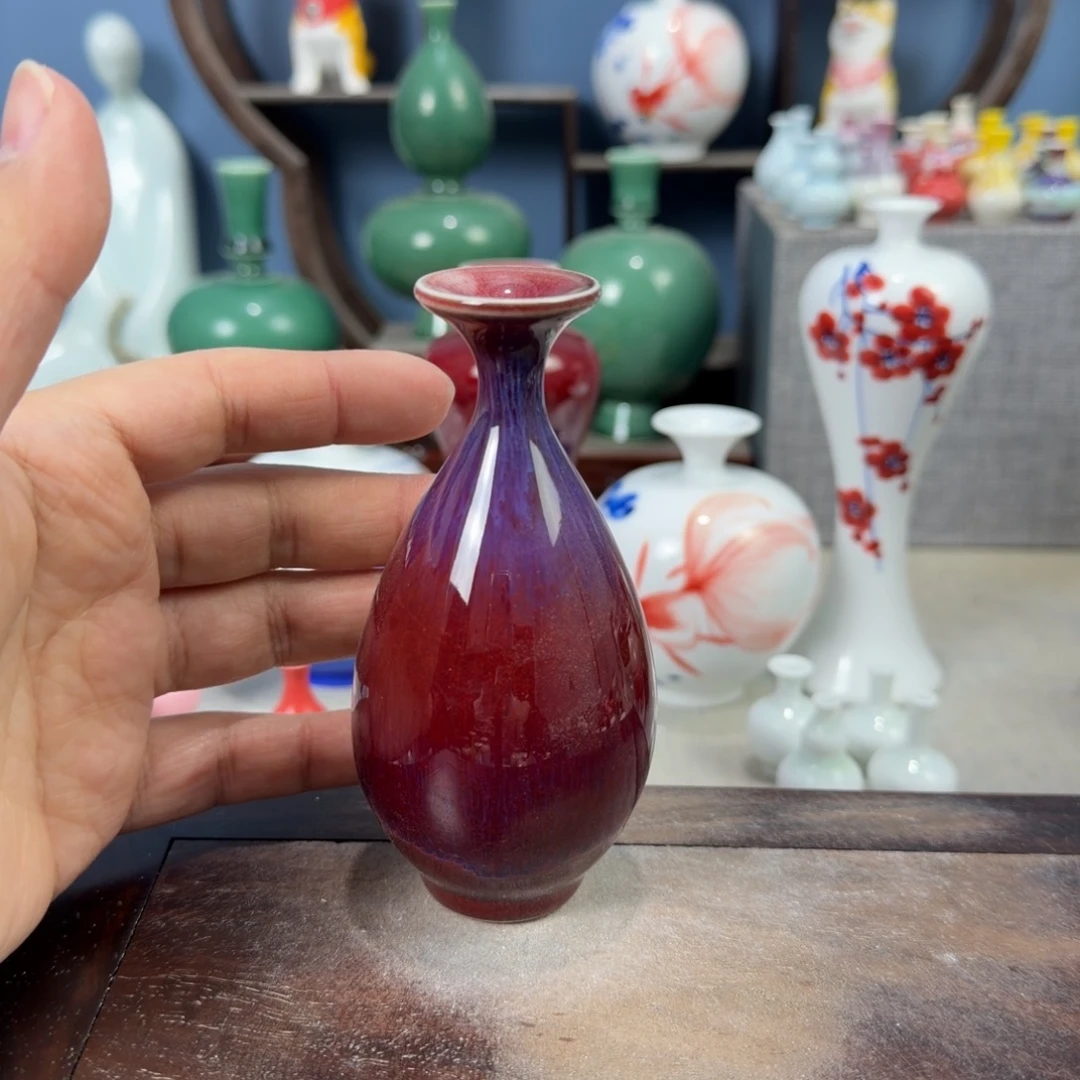 陶瓷手工小花器摆件