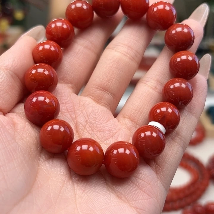 手串未镶嵌南红玛瑙