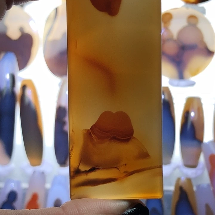 查罗石银S925镀金镶嵌珠宝半成品155