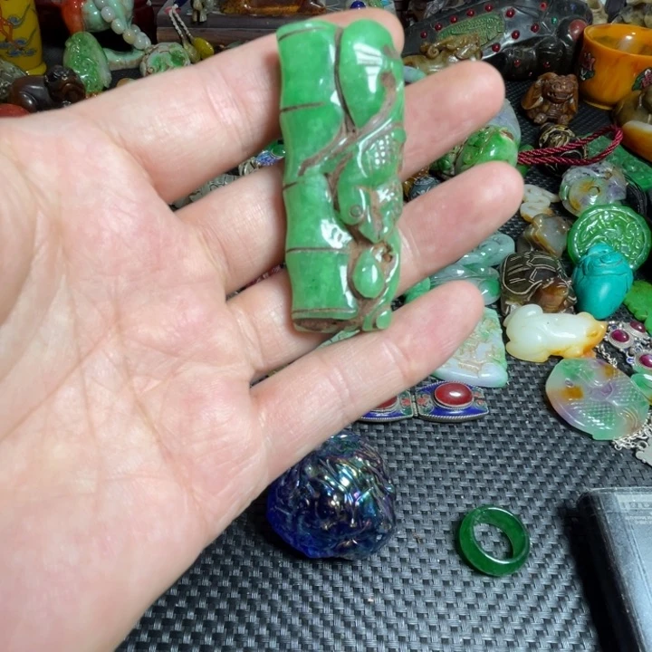 滴血莲花菩提把件笑*