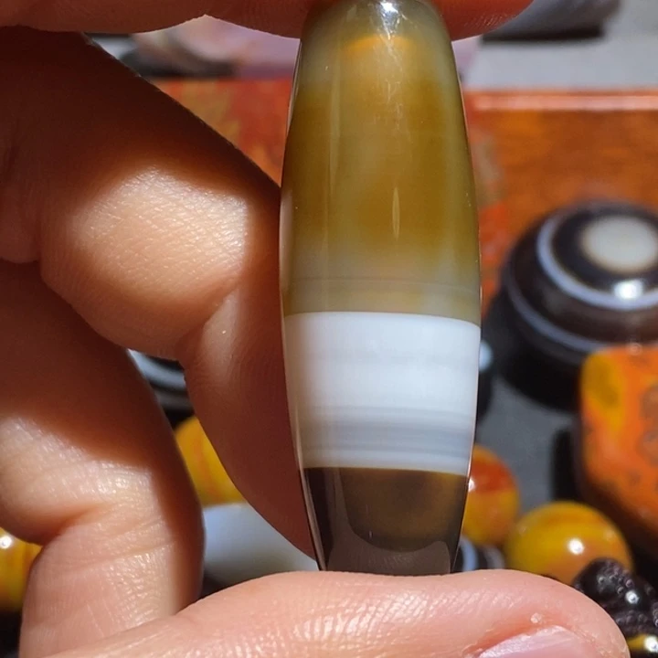 玛瑙/玉髓钛钢颈饰