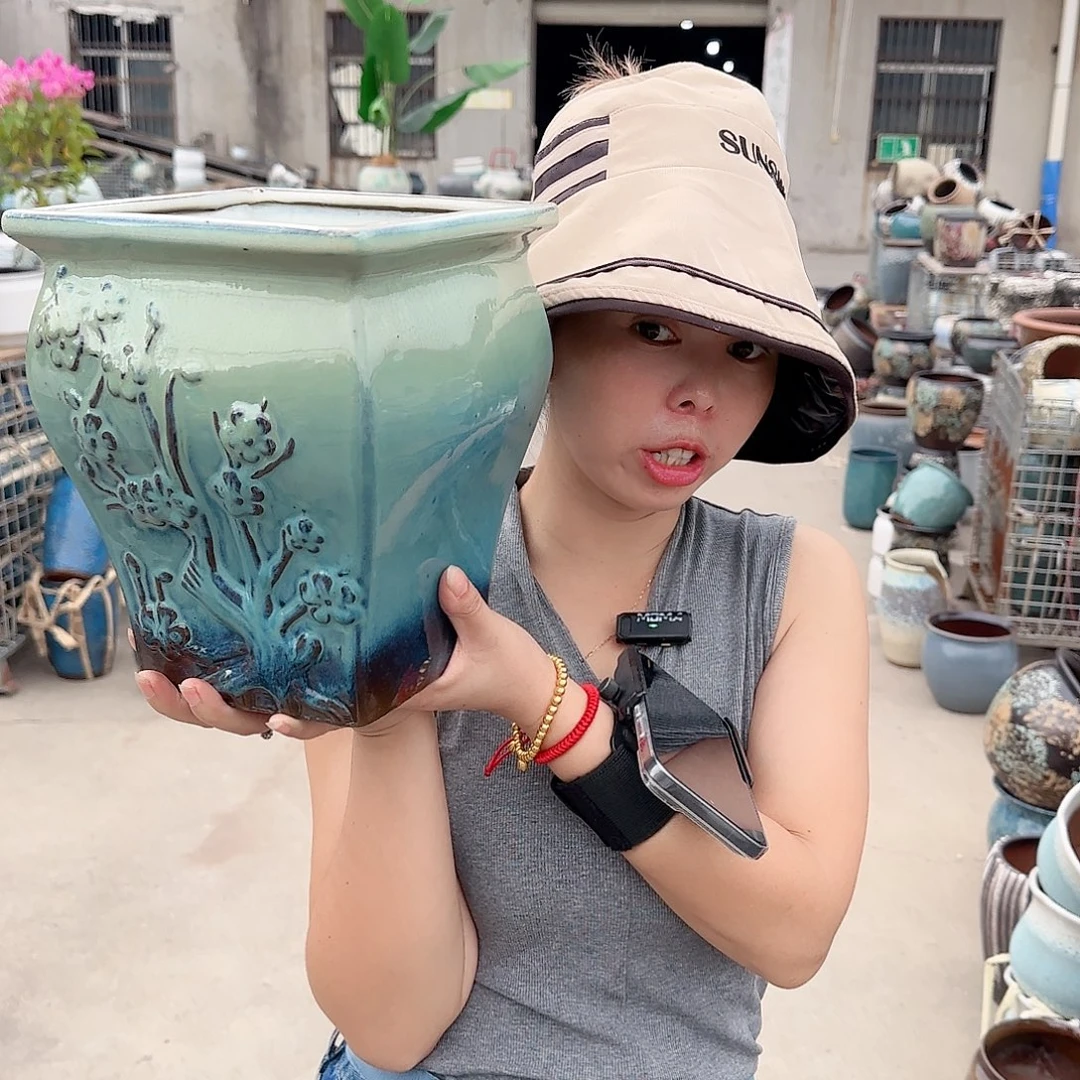 王嫂花盆1009-377高24口20